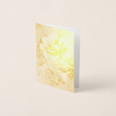 Blaue Blume Folienkarte (Vorderseite)