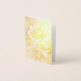 Blaue Blume Folienkarte