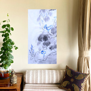 Blaue Blume Fotodruck