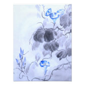Blaue Blume Fotodruck (Vorne)