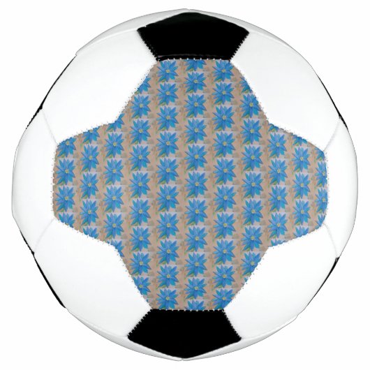 Blaue Blume Fußball (Vorderseite)