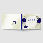 Blaue Blume Gästebuch (Voll)