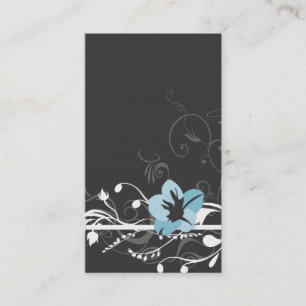 Blaue Blume Geschäfts-Karte Visitenkarte