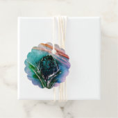 Blaue Blume Geschenkanhänger (Beispiel)