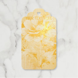 Blaue Blume Geschenkanhänger