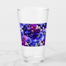 Blaue Blume Glas