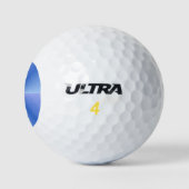 Blaue Blume Golfball (Logo)