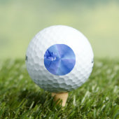 Blaue Blume Golfball (Insitu T-Shirt)