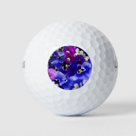 Blaue Blume Golfball