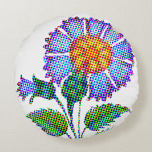 Blaue Blume Halftone Fine Art
