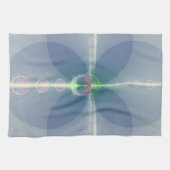 Blaue Blume Handtuch (Horizontal)