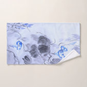 Blaue Blume Handtuch (Handtuch)