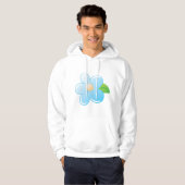 Blaue Blume Hoodie (Vorne ganz)