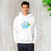 Blaue Blume Hoodie