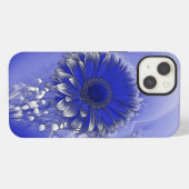 Blaue Blume iPhone Hülle (Rückseite (Horizontal))
