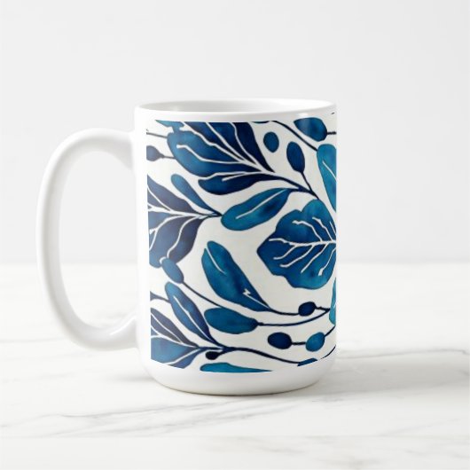 Blaue Blume Kaffeetasse (Links)