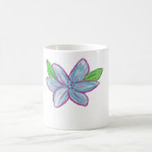 Blaue Blume Kaffeetasse (Mittel)