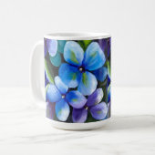 Blaue Blume Kaffeetasse (Vorderseite Links)