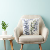 Blaue Blume Kissen (Stuhl )