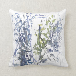 Blaue Blume Kissen