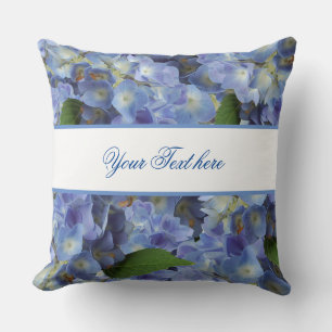 Blaue Blume Kissen