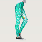 Blaue Blume Leggings (Rechts)