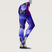 Blaue Blume Leggings (Rechts)
