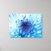Blaue Blume Leinwanddruck (Vorderseite)