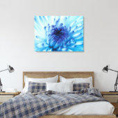 Blaue Blume Leinwanddruck (Insitu (Schlafzimmer))