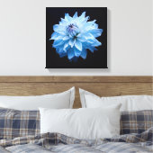 Blaue Blume Leinwanddruck (Insitu (Schlafzimmer))