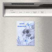 Blaue Blume Magnet (In Situ (Geschirrspüler))