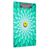 Blaue Blume Mandala-68566 Klemmbrett (Rechts)