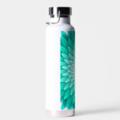 Blaue Blume Mandala-68566 Trinkflasche (Rechts)