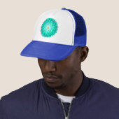 Blaue Blume Mandala-68566 Truckerkappe (Beispiel)