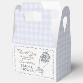 Blaue Blume Markt Frisches Brautparty Geschenkschachtel (Offen)