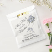 Blaue Blume Markt Frisches Brautparty Geschenktütchen (Versiegelt)