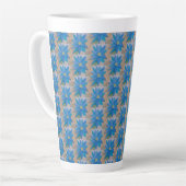Blaue Blume Milchtasse (Linke Ecke)