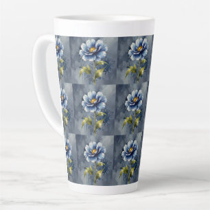 Blaue Blume Milchtasse