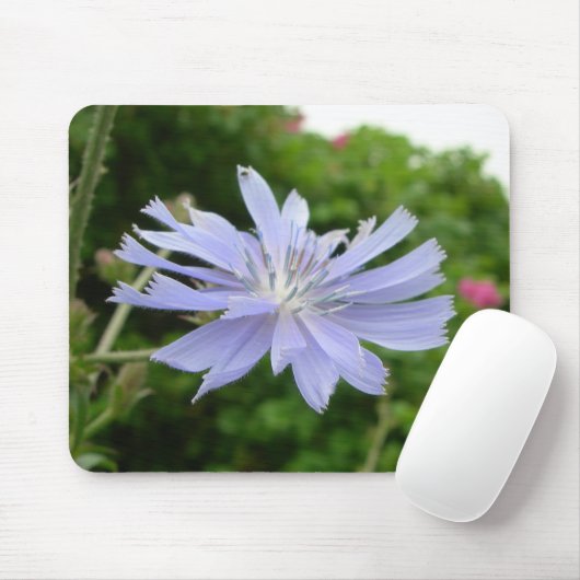 Blaue Blume Mousepad (Mit Mouse)
