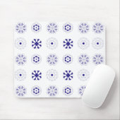 Blaue Blume Mousepad (Mit Mouse)