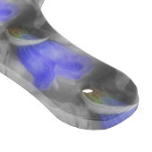 Blaue Blume Naturmuster Schneidebrett (Ecke)