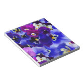 Blaue Blume Notizblock (angewinkelt)