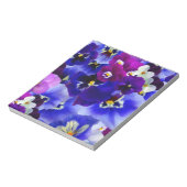 Blaue Blume Notizblock (Rotiert)
