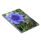 Blaue Blume Notizblock (Rechte Seite)