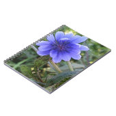 Blaue Blume Notizblock (Linke Seite)