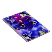 Blaue Blume Notizblock (Rechte Seite)