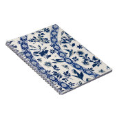 Blaue Blume Notizblock (Rechte Seite)