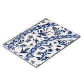 Blaue Blume Notizblock (Linke Seite)