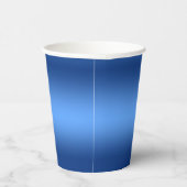 Blaue Blume Papiertasse Pappbecher (Rechts)