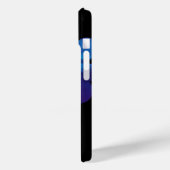 blaue Blume personalisiert Case-Mate iPhone Hülle (Rückseite / Links)